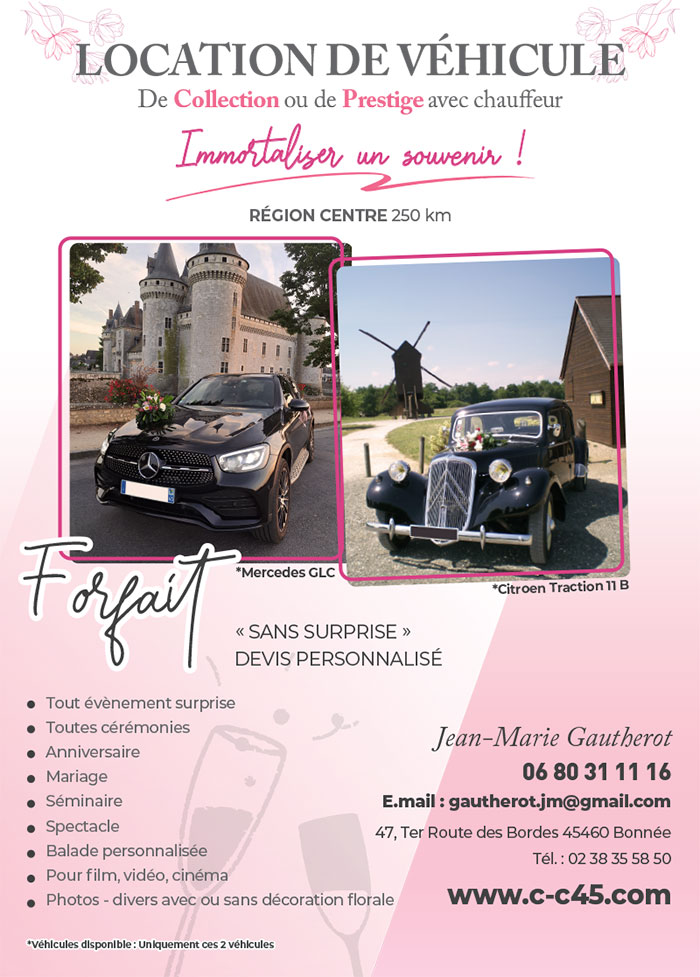 Location de voiture avec chauffeur